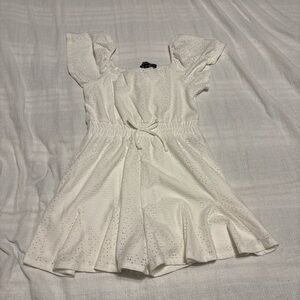 White Eyelet Romper